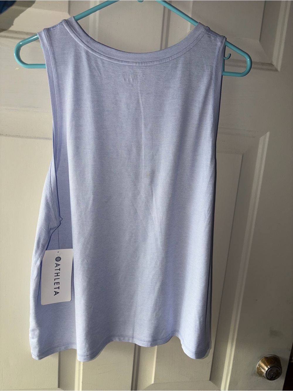 Athleta Cloudlight Muscle Tank Lilac Periwinkle Relaxed Sleeveless